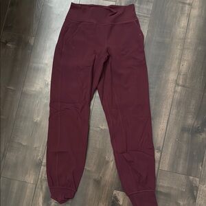 Woman’s  Maroon Joggers